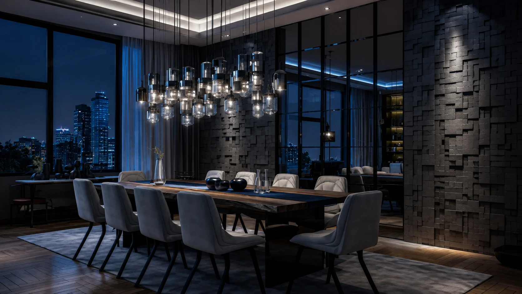 Dining room interior design by Hompac
